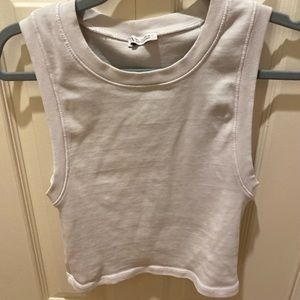 Zara white tank
